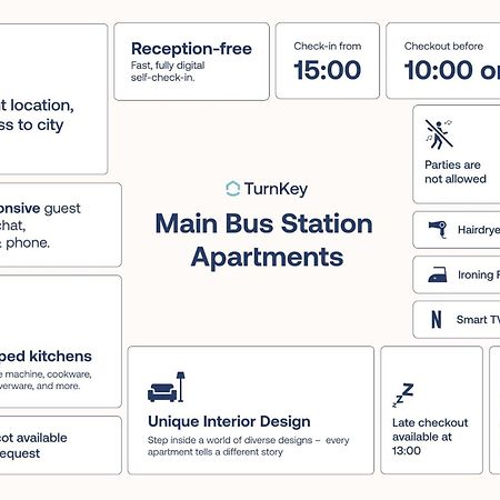 Turnkey I Main Bus Station Apartments Praga Zewnętrze zdjęcie